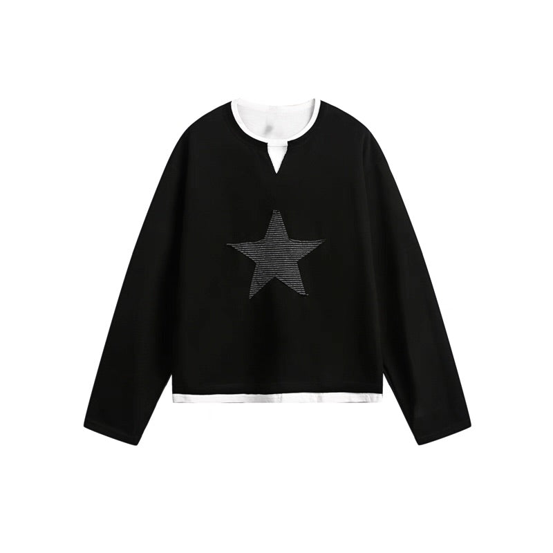 Urban Star Patch Oversized Sweatshirt