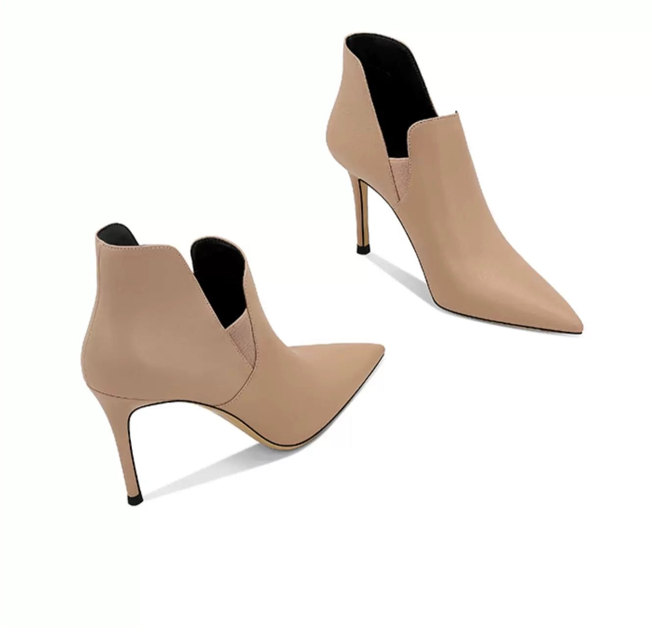 Versatile Stiletto Heeled Ankle Boots