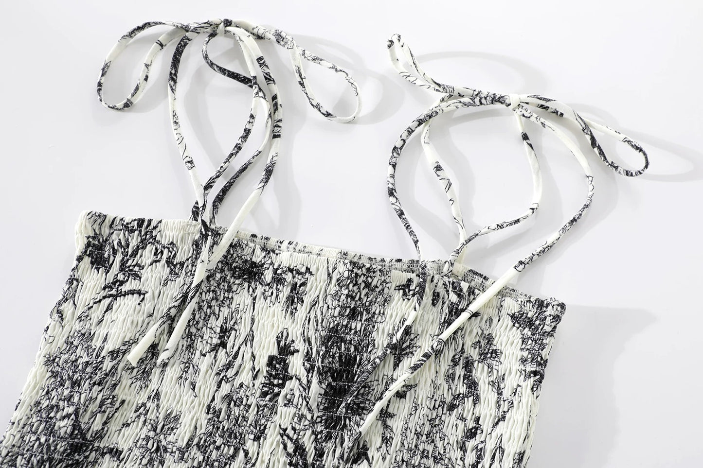 Retro Floral A-Line Summer Pocket Slip Dress