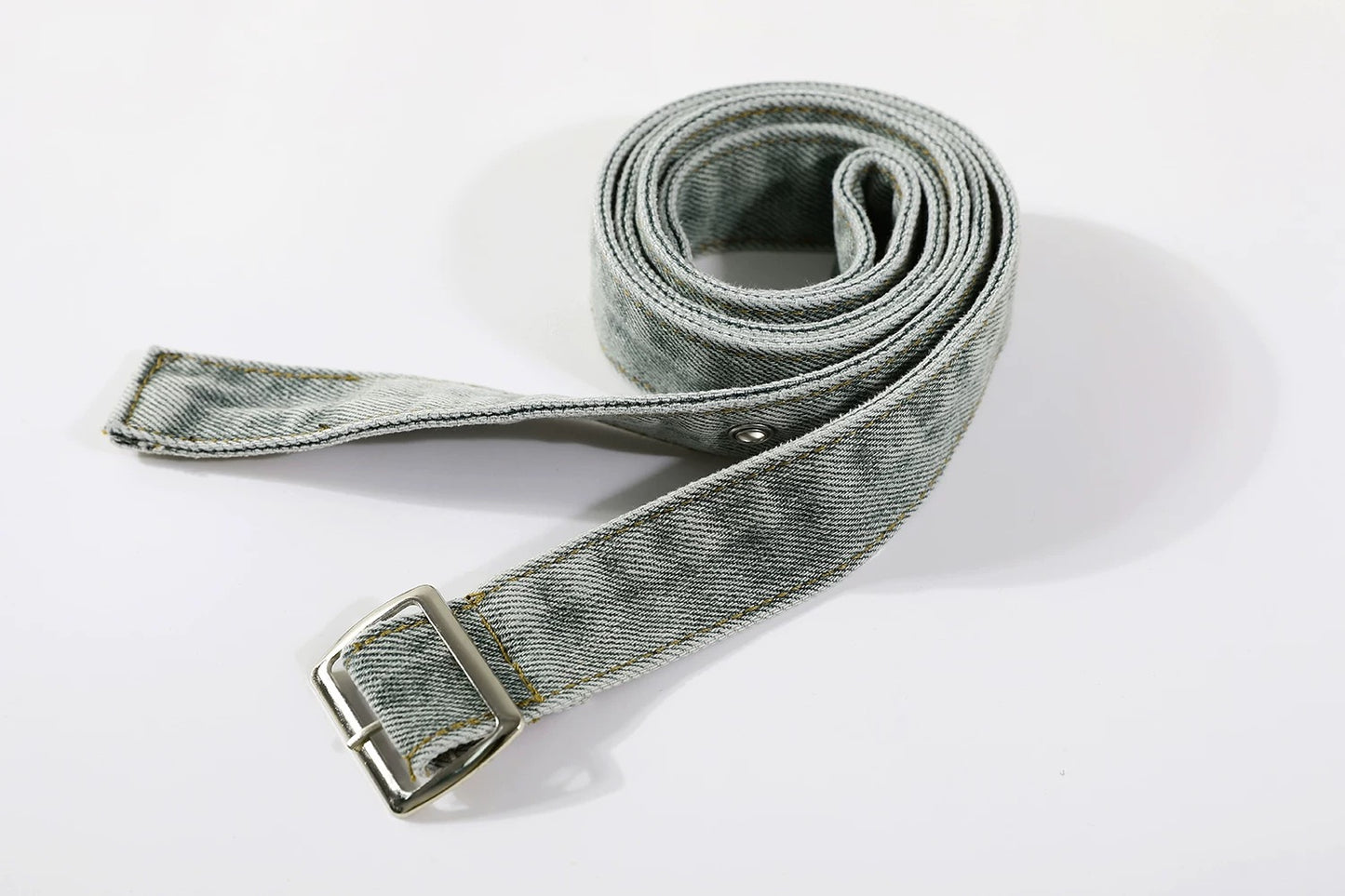 Cropped denim Jacket with Belted Waist