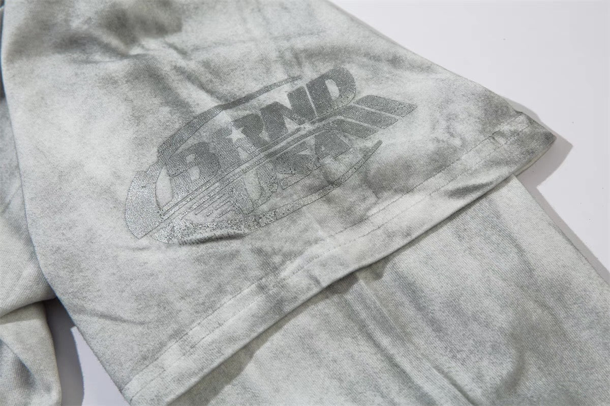 Distressed Casual Long Sleeve Tee