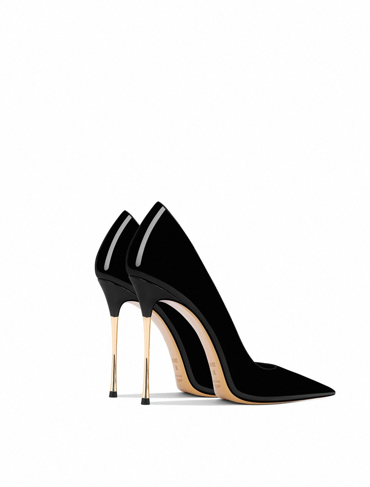 Midnight Gloss Golden Edge Heels