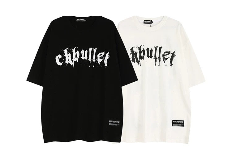Oversized High Street Dark Crucifix Graphic Tee
