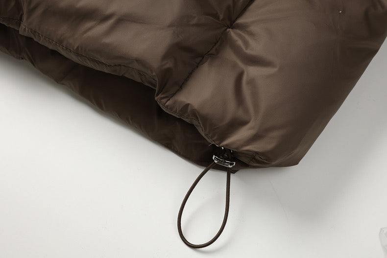 Hooded Longline Puffer Winter Jacket