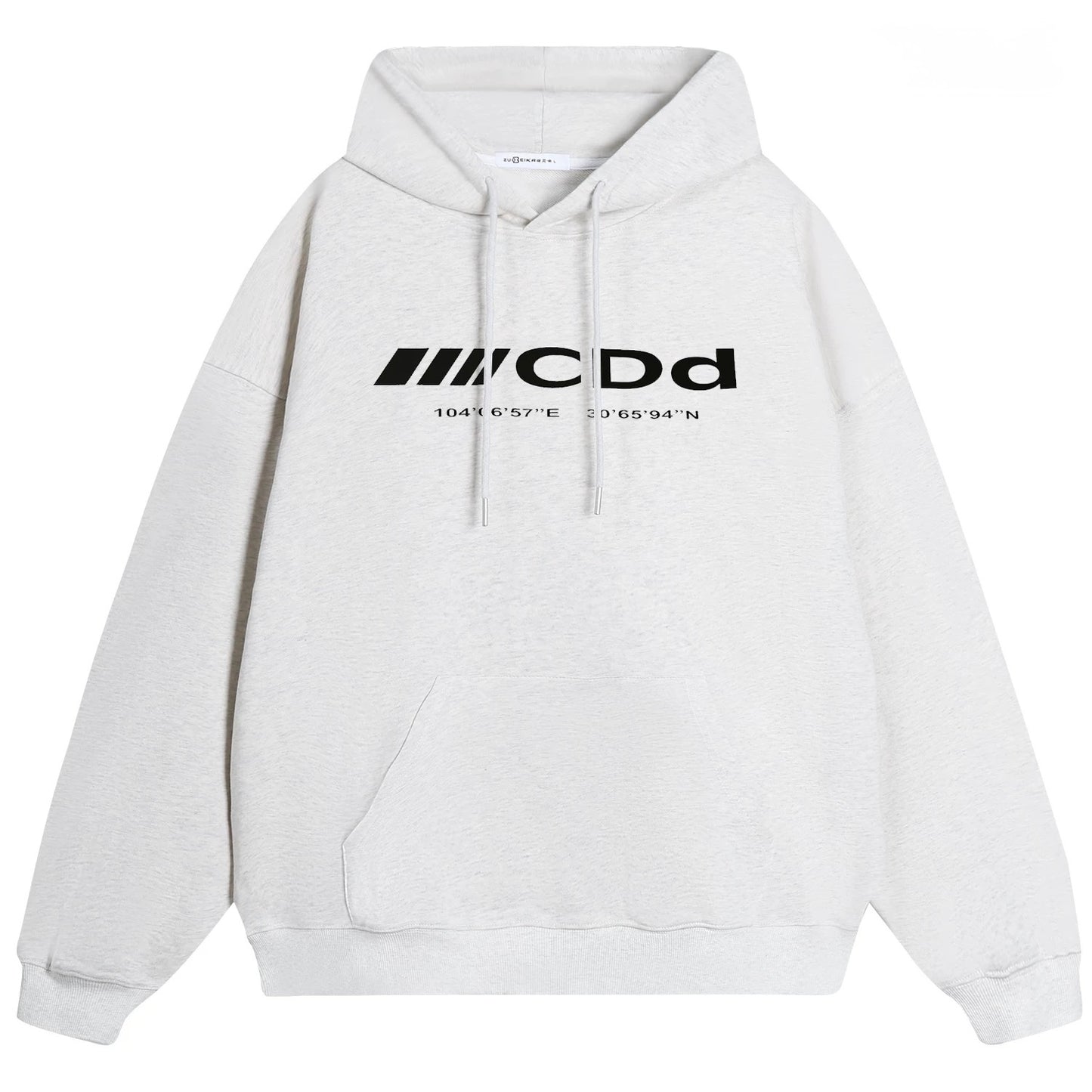 Compass Mark Modern Street Hoodie