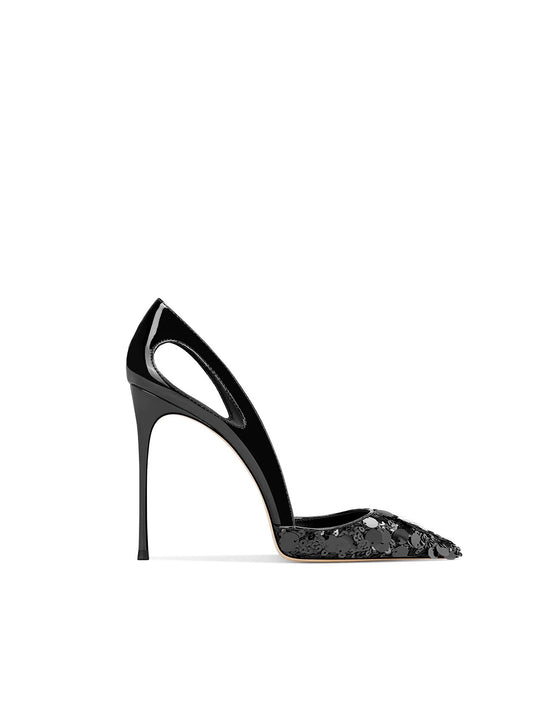 Glamorous Shiny Slim Stiletto Heels