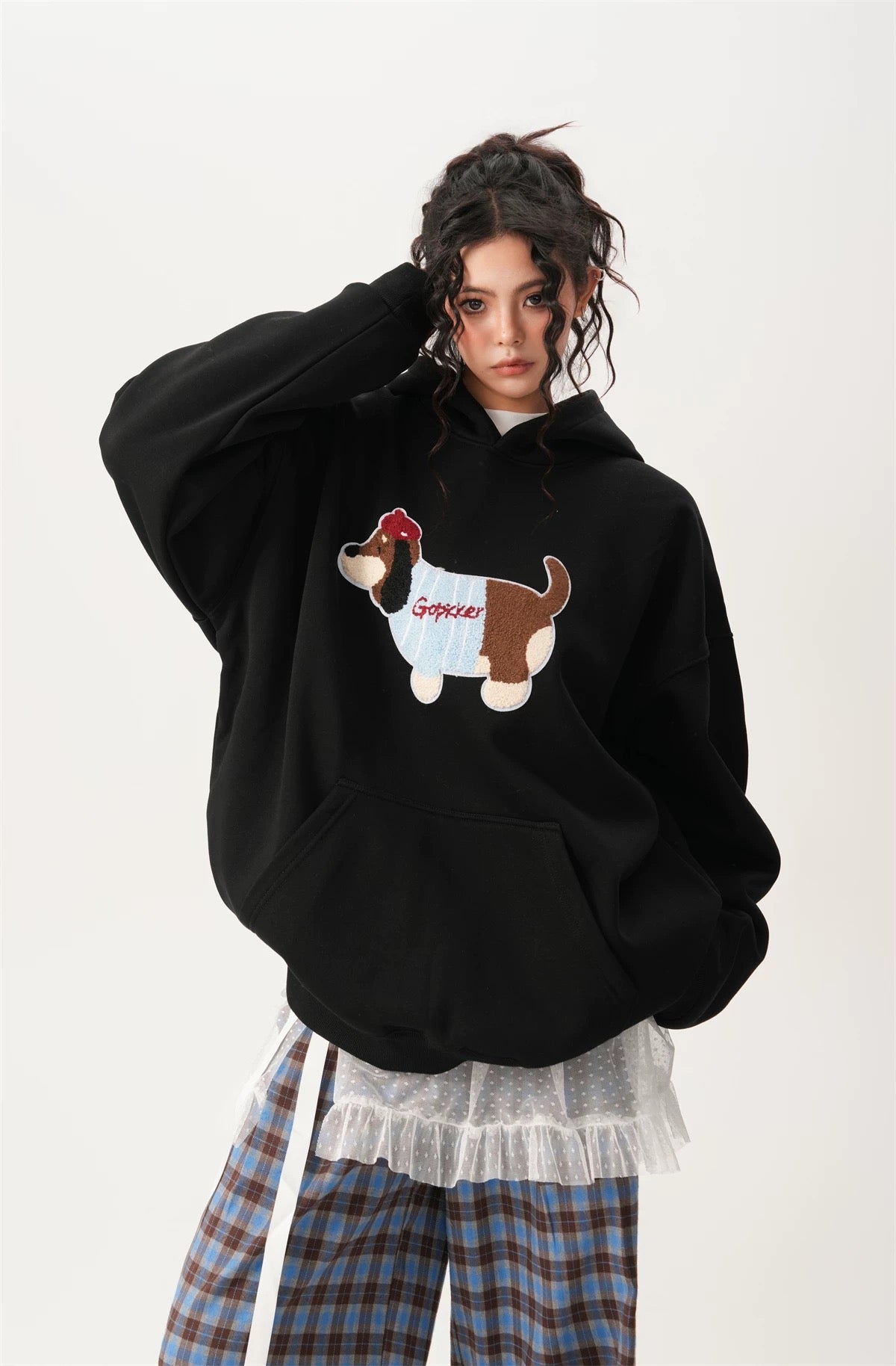 Dachshund Embroidered Dog Hoodie