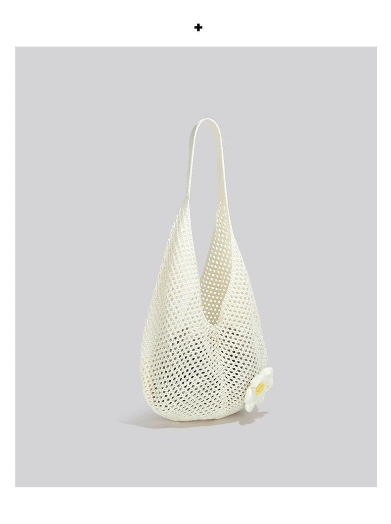 Stylish Woven Straw Tote Bag