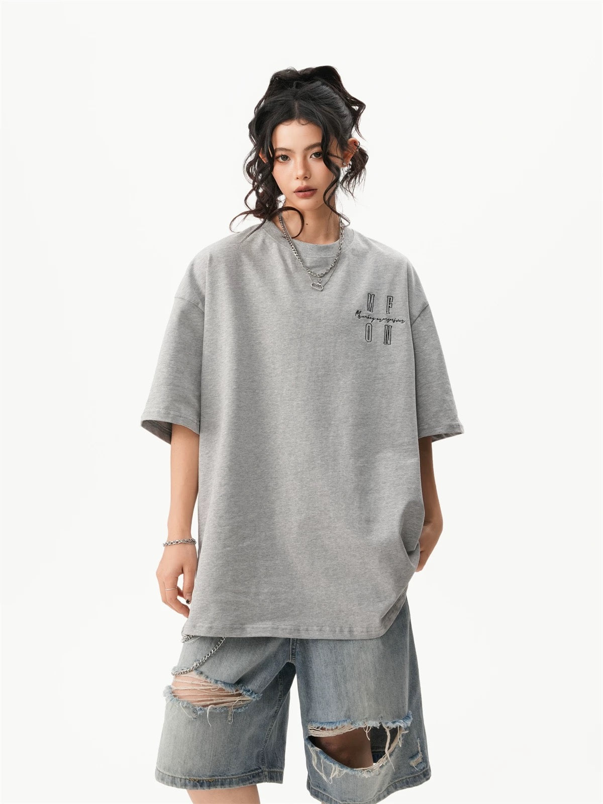 Graphic Casual Oversized Summer Tshirt