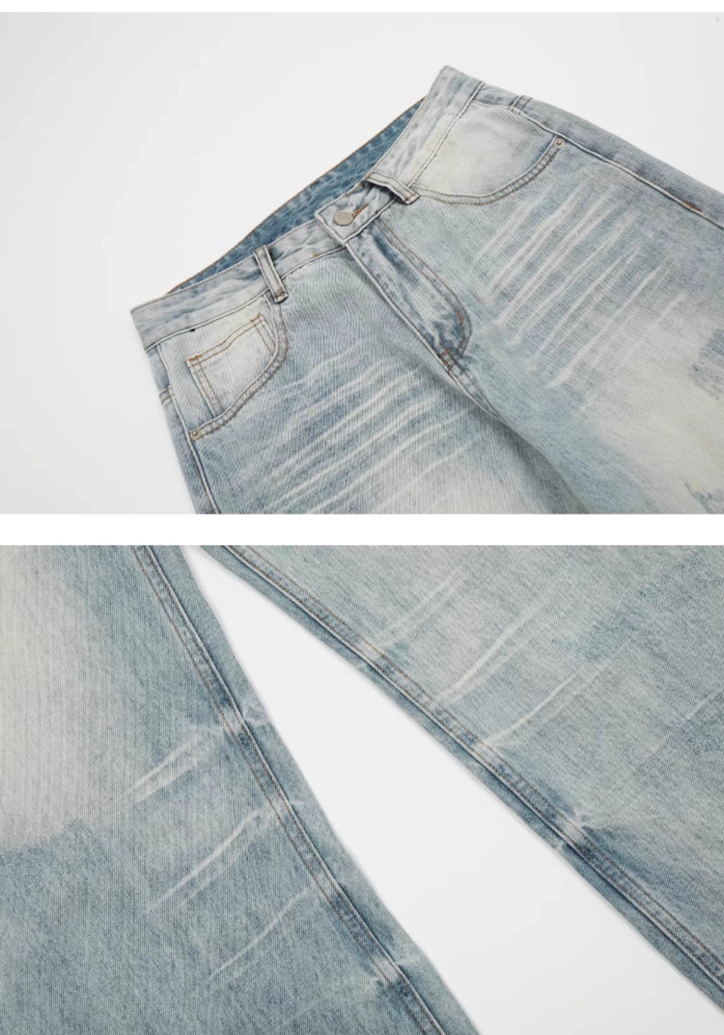 Laidback Fit Straight Jeans