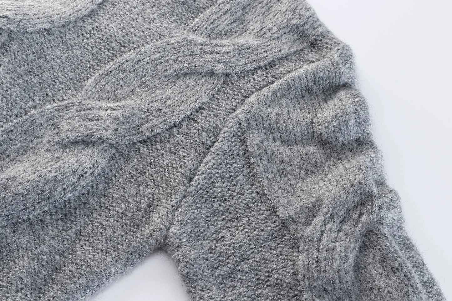 Ash Ember Frayed Knit Pullover