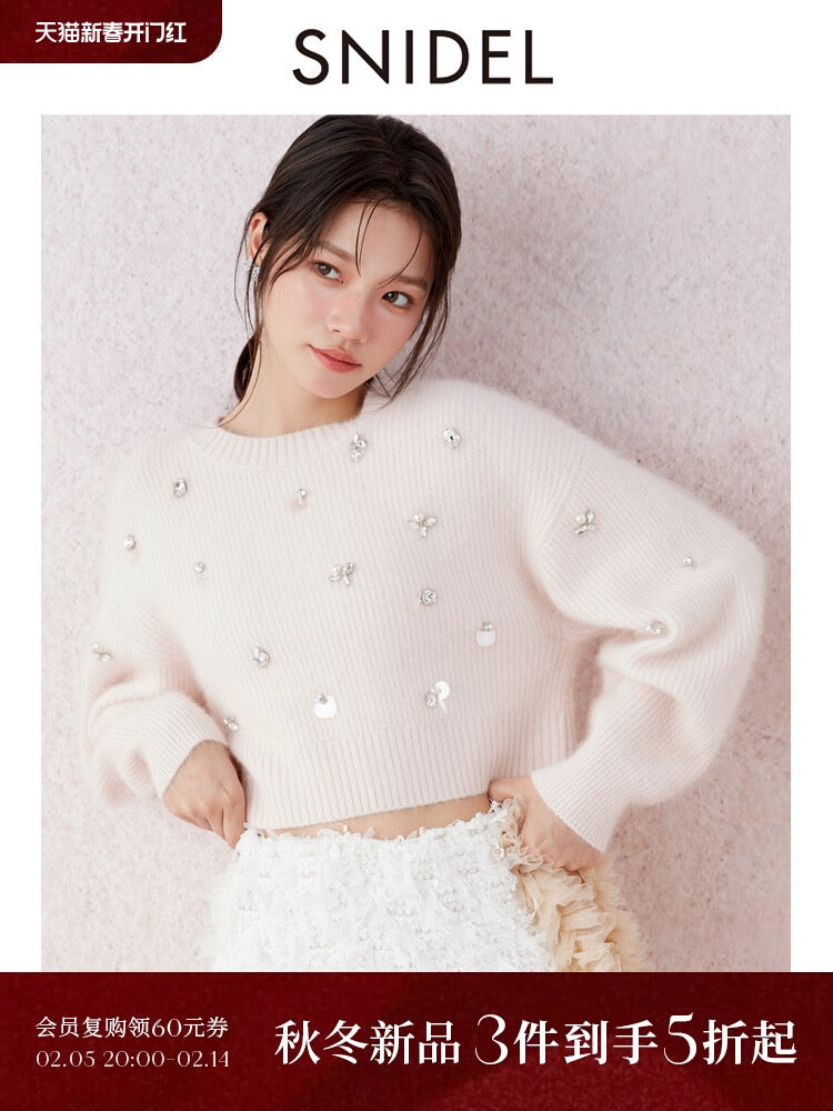 Sweet Diamond Knit Sweater