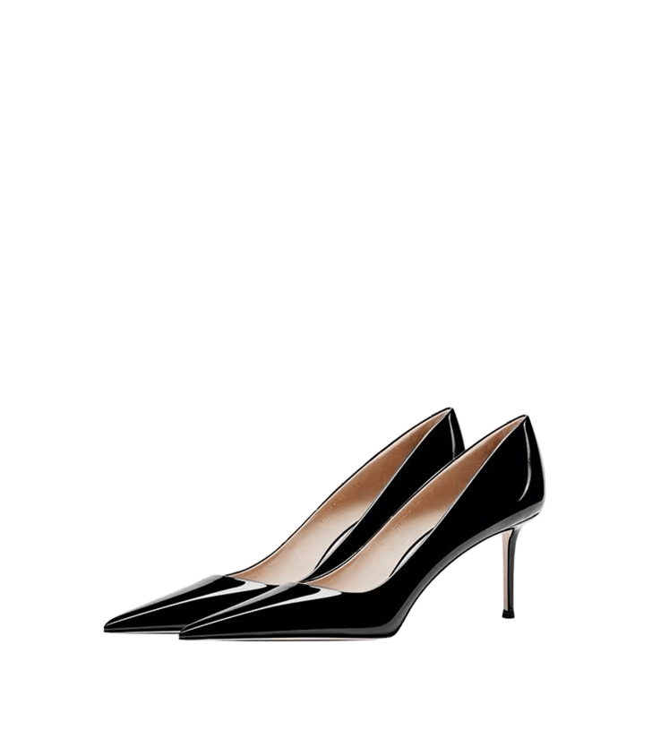 Midnight Allure Pointed Stiletto Heels