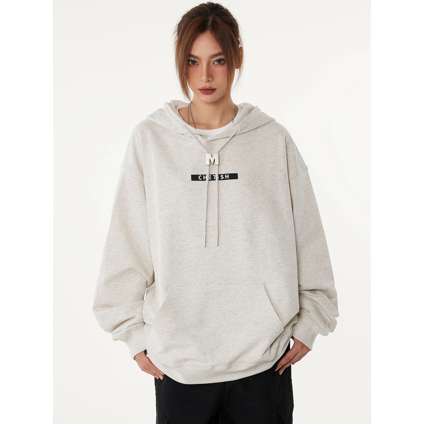 Noir Ember Luxe Street Hoodie