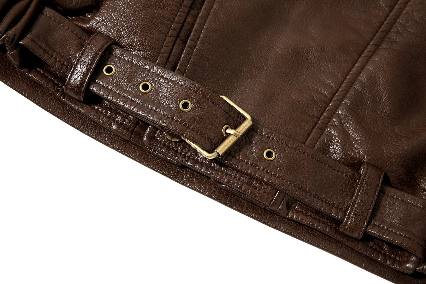 Urban Sculpt Asymmetry Leather Jacket