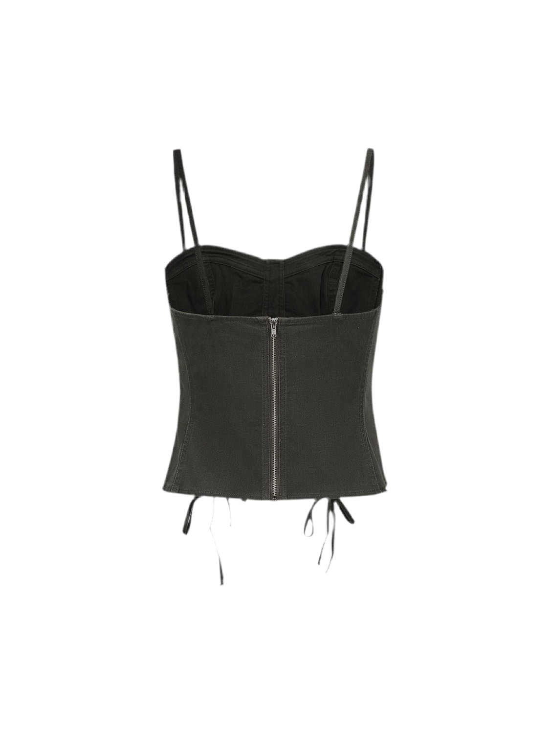 Strappy Zipper Street Top