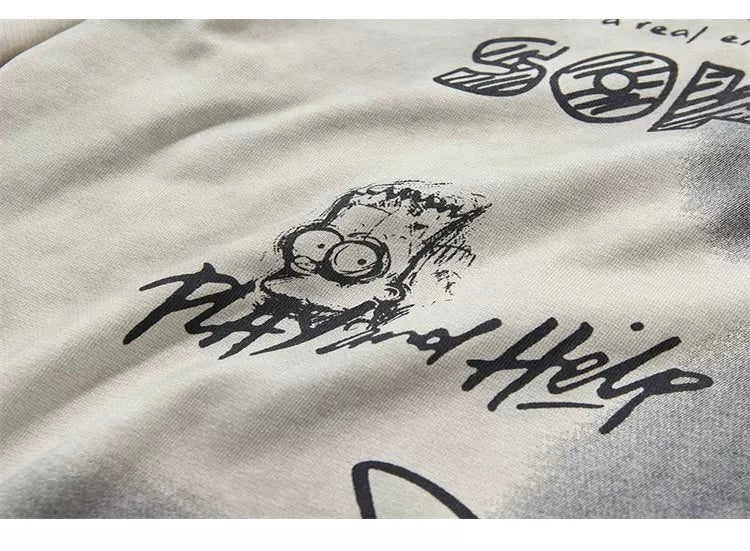 Cartoon Tie Dye Couple T-Shirt