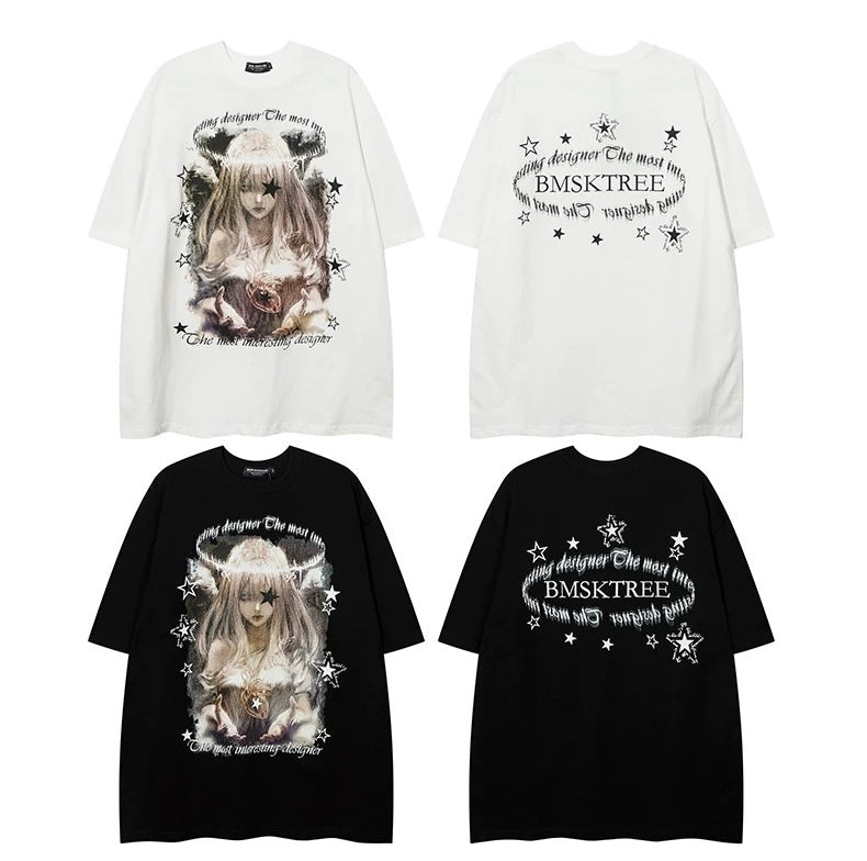 Front & Back Graphic Design T-shirt