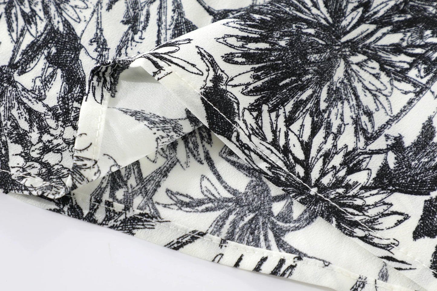 Retro Floral A-Line Summer Pocket Slip Dress