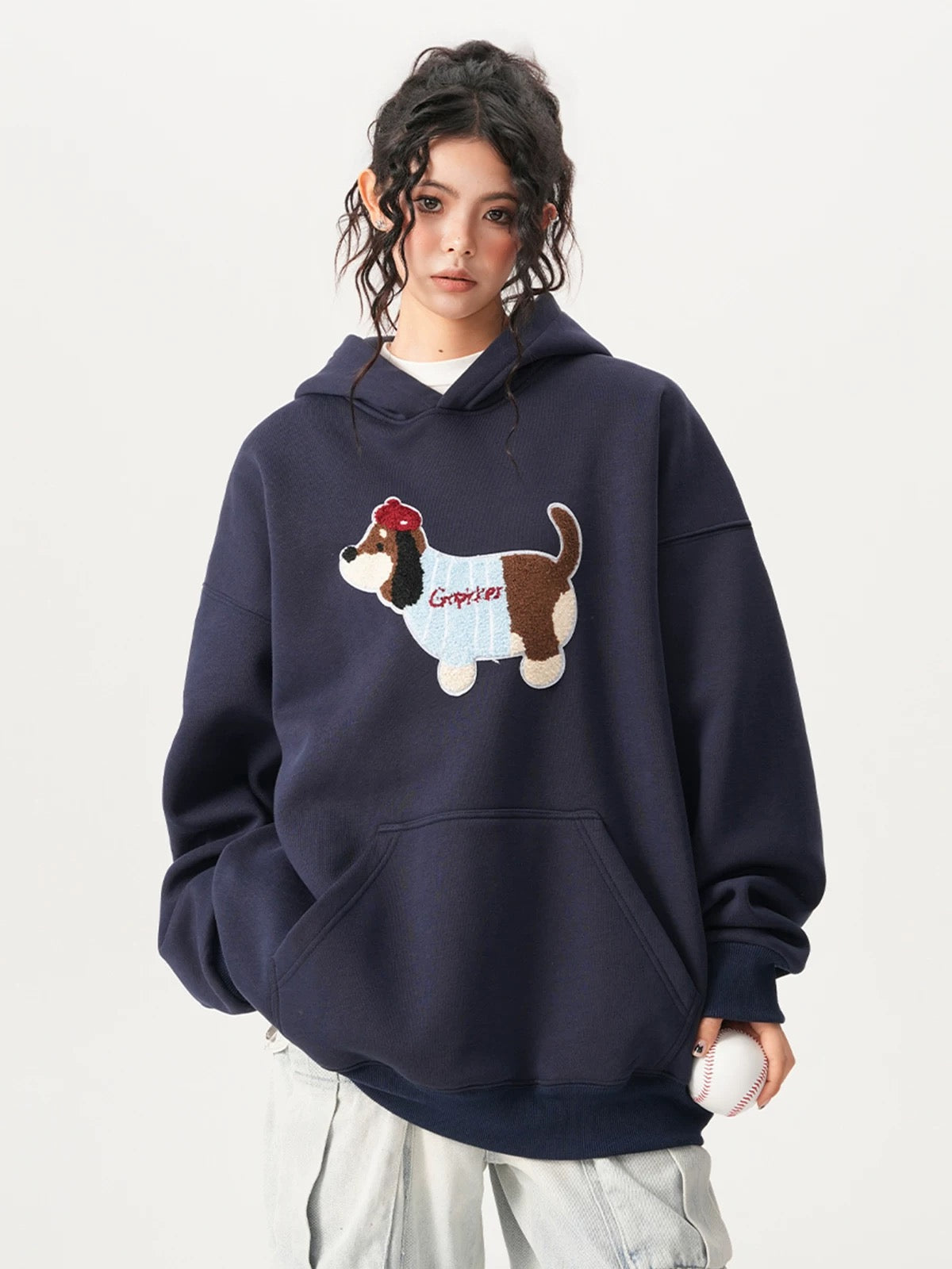 Dachshund Embroidered Dog Hoodie