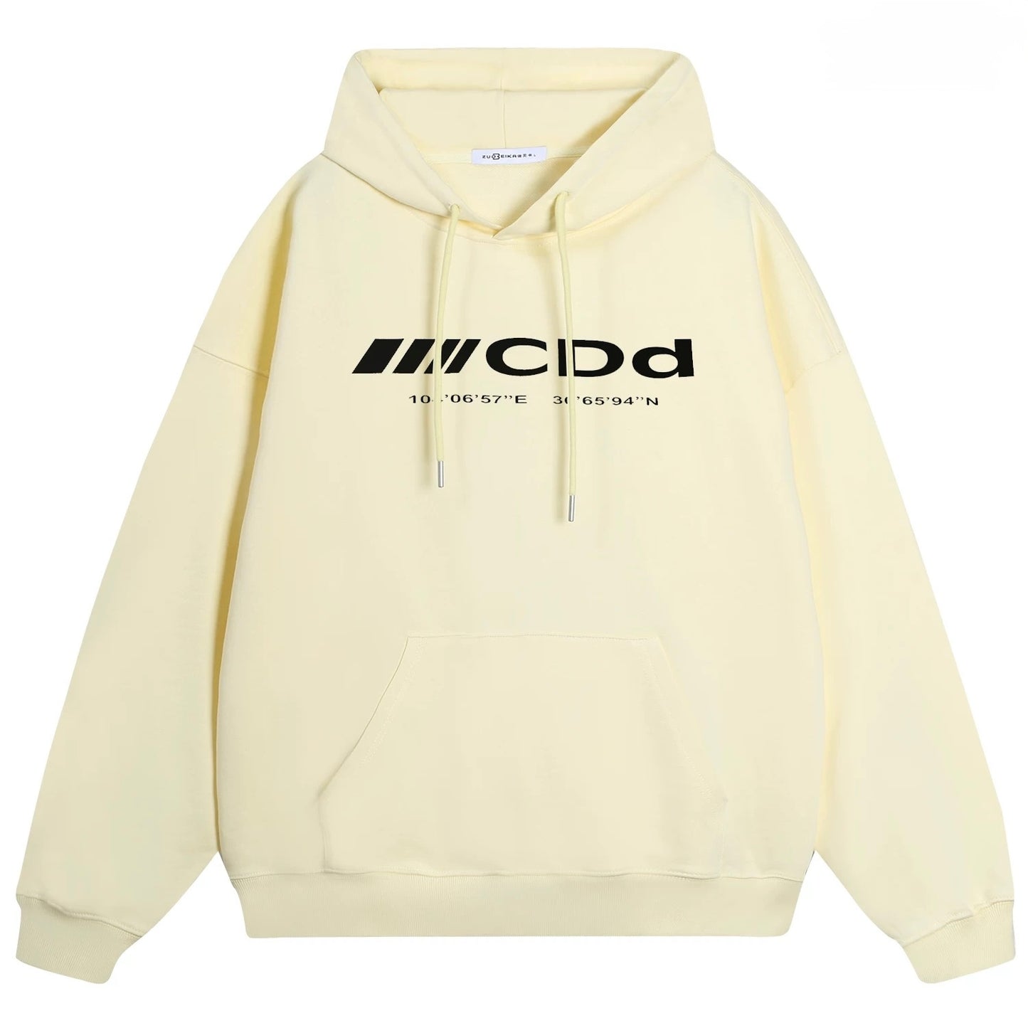 Compass Mark Modern Street Hoodie