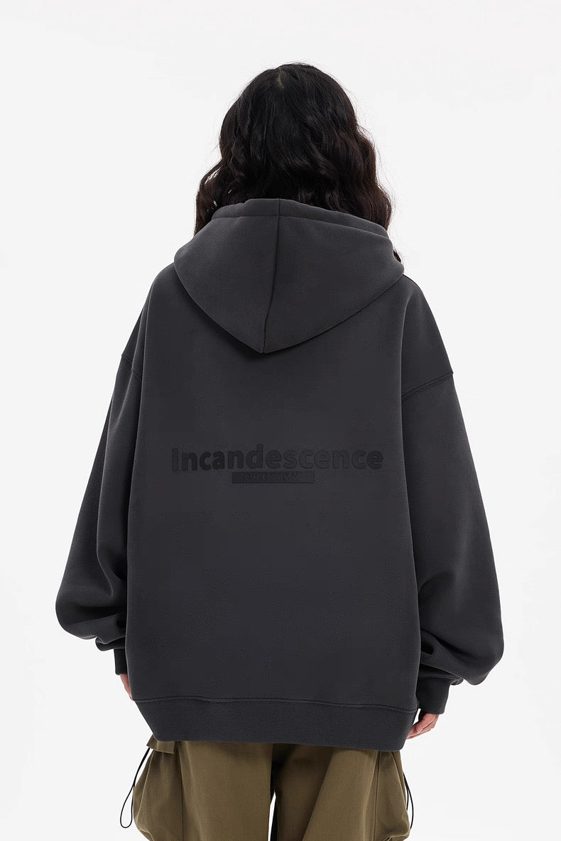 Shadow Mist Oversized Fleece Hoodie