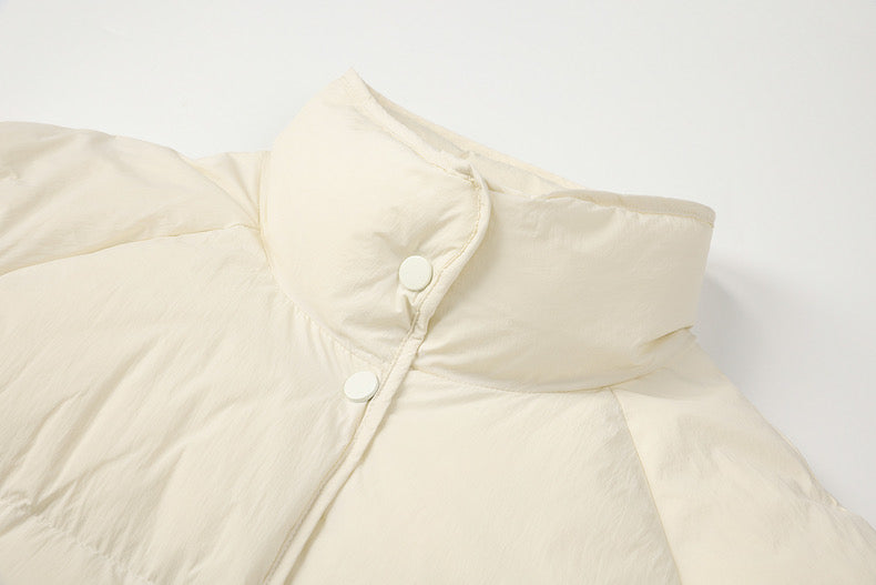 Stand Collar Short Puffer Jacket