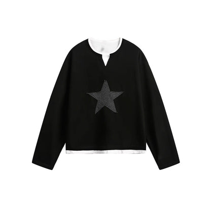Urban Star Patch Oversized Sweatshirt