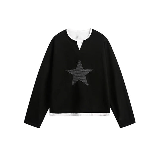 Urban Star Patch Oversized Sweatshirt