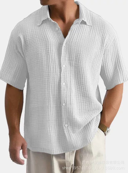 Textured Resort Button Down Shirt
