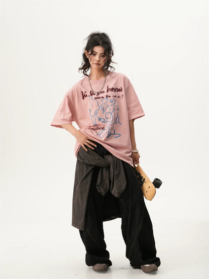 Grafficat Oversized Street Tee