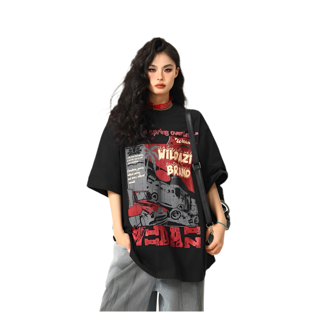 WildAzi Edgy Punk Rock Graphic Tee