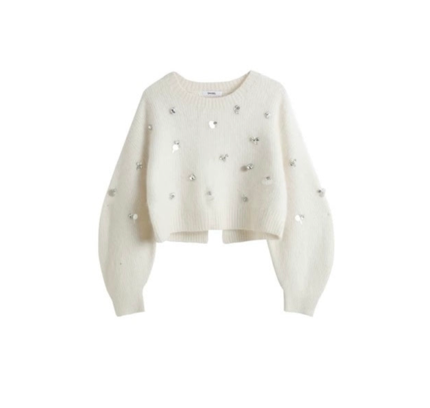Sweet Diamond Knit Sweater