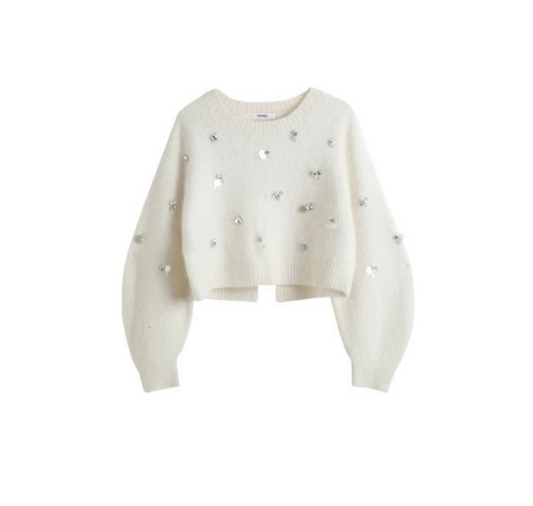 Sweet Diamond Knit Sweater