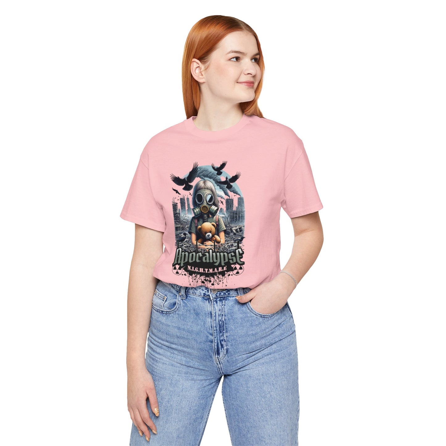 Apocalypse Nightmare Graphic T-Shirt with Dark Urban Design