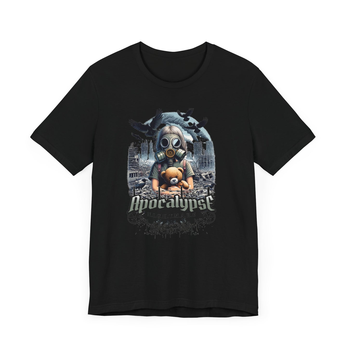 Apocalypse Nightmare Graphic T-Shirt with Dark Urban Design