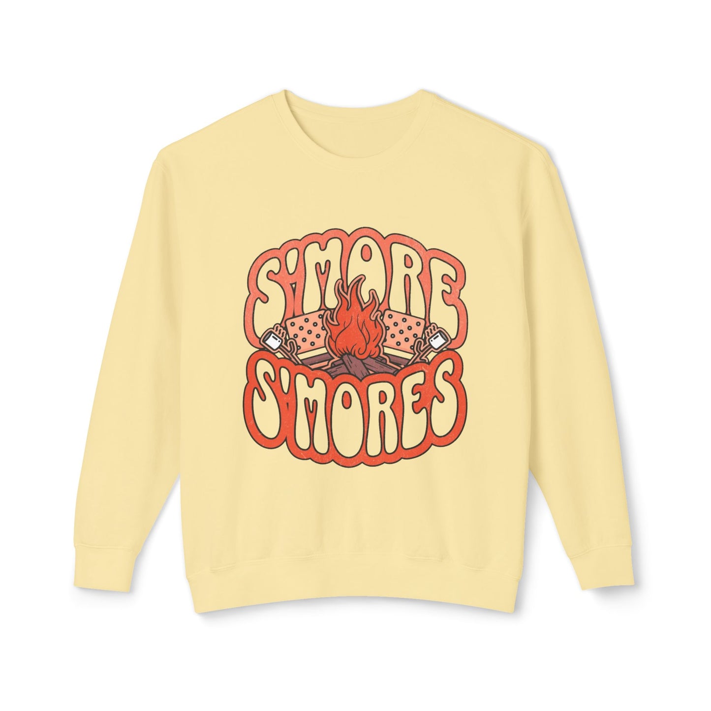 Retro Campfire Women's Sweatshirt – Fun, Cozy, and Vintage Graphic Pullover