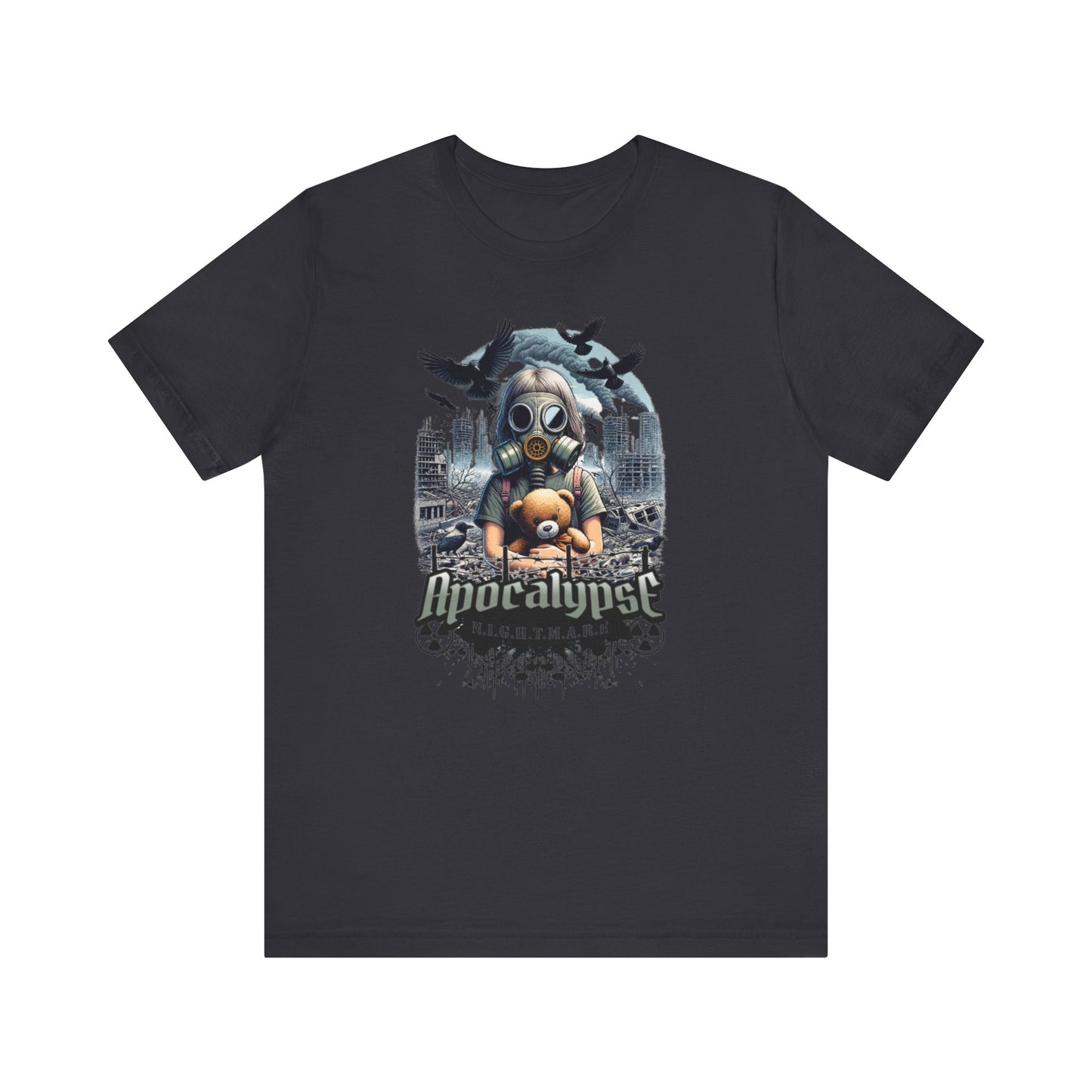 Apocalypse Nightmare Graphic T-Shirt with Dark Urban Design