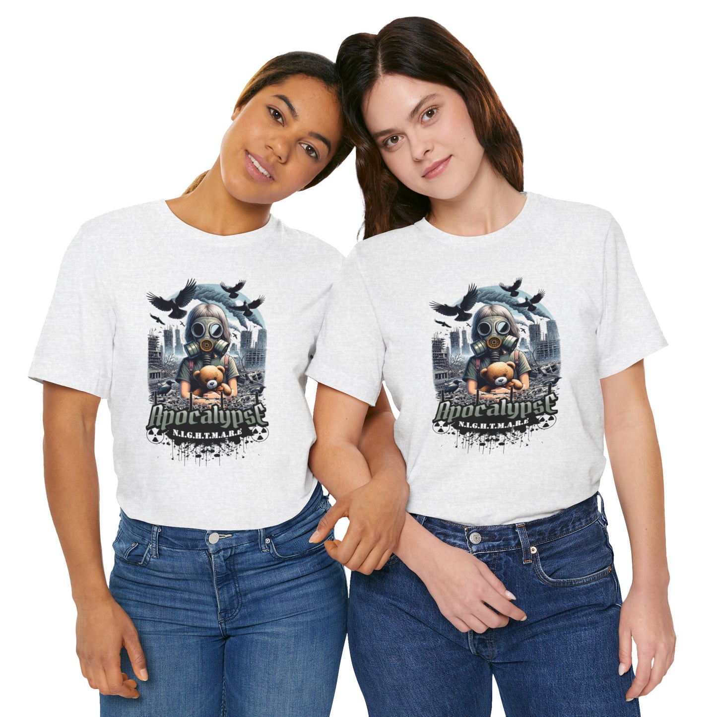 Apocalypse Nightmare Graphic T-Shirt with Dark Urban Design