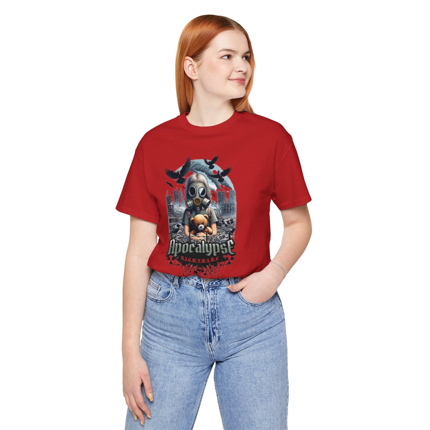 Apocalypse Nightmare Graphic T-Shirt with Dark Urban Design