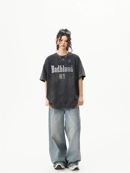 Badblood Varsity Washed Tee