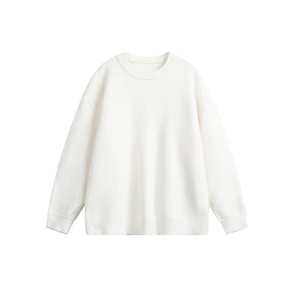 Rustic Ember Oversized Knit Sweater