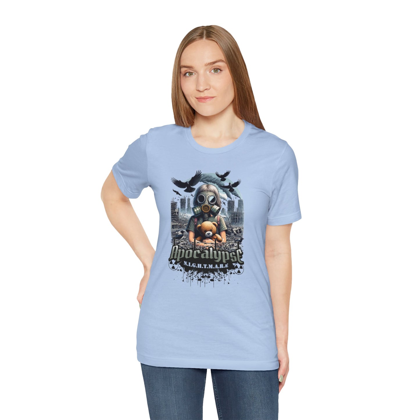 Apocalypse Nightmare Graphic T-Shirt with Dark Urban Design