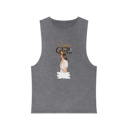 Unisex Stonewash Tank Top