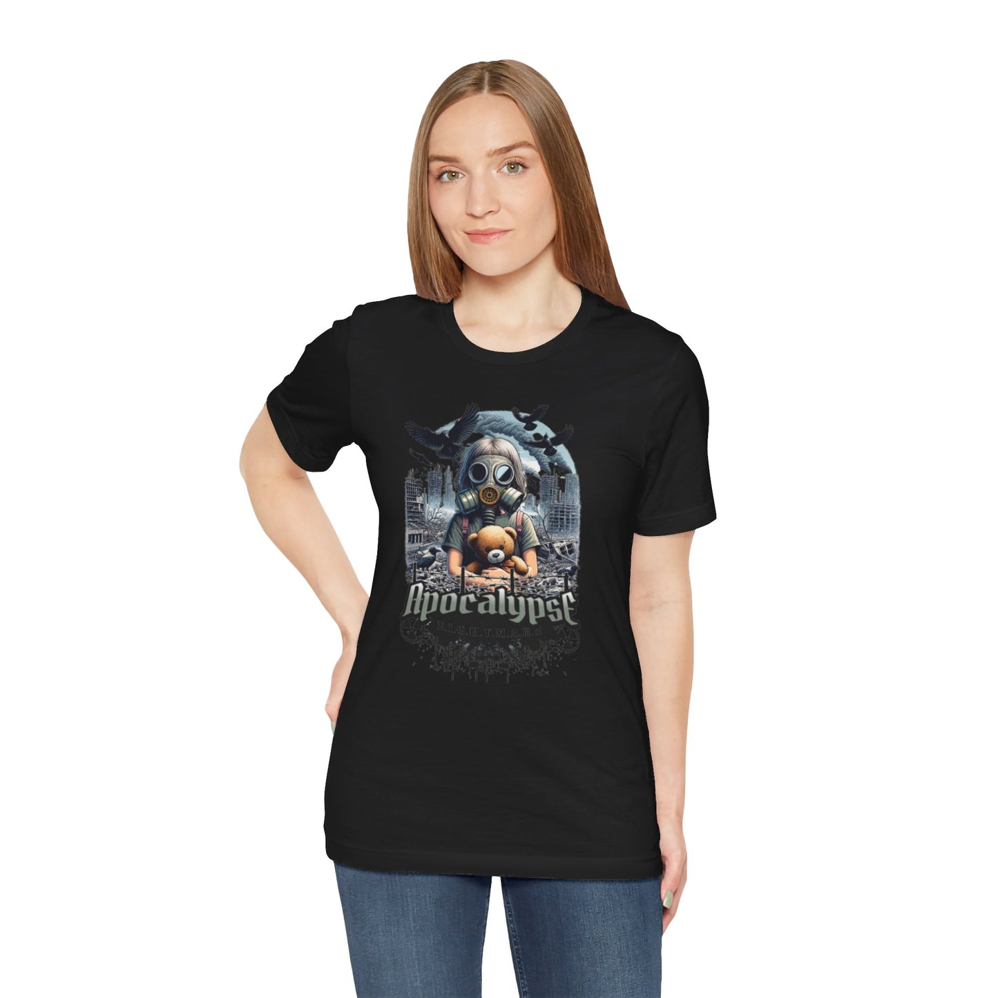 Apocalypse Nightmare Graphic T-Shirt with Dark Urban Design