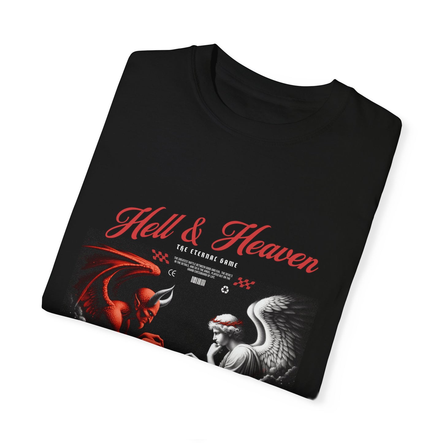 Hell & Heaven Casual Loose Fit T-Shirt – Comfortable Graphic Tee for women