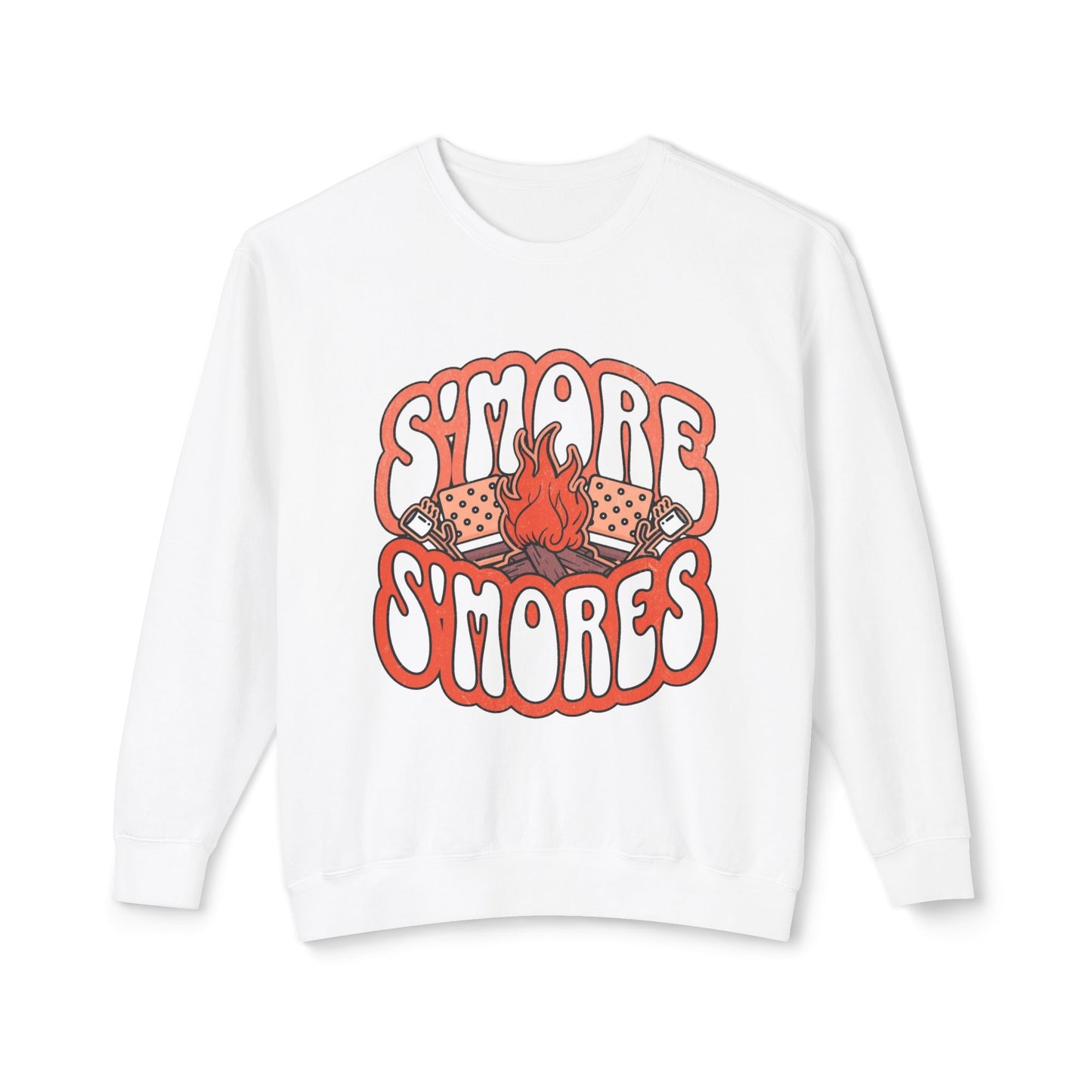 Retro Campfire Women's Sweatshirt – Fun, Cozy, and Vintage Graphic Pullover