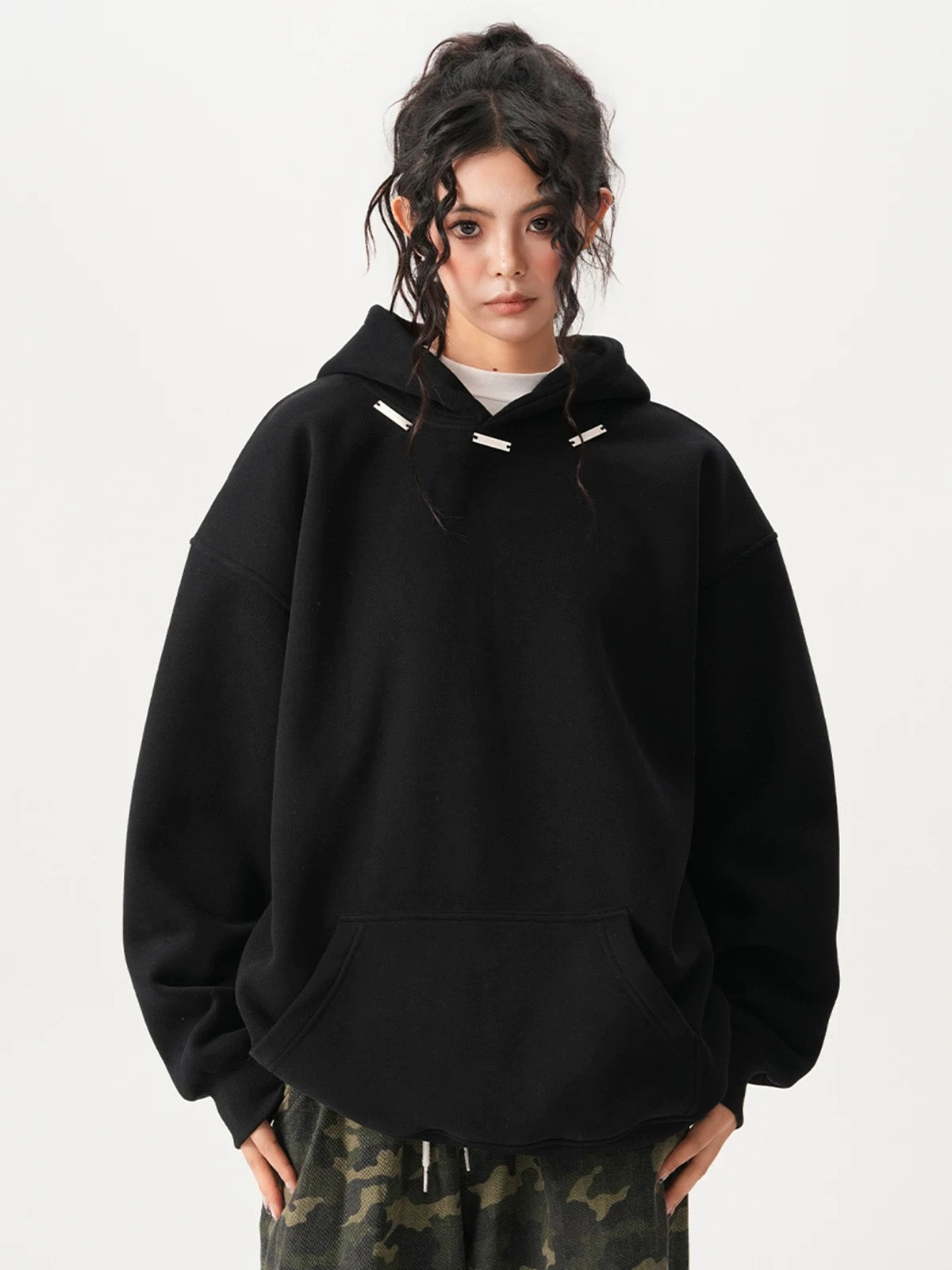 Street Luxe Slouchy Loose Hoodie