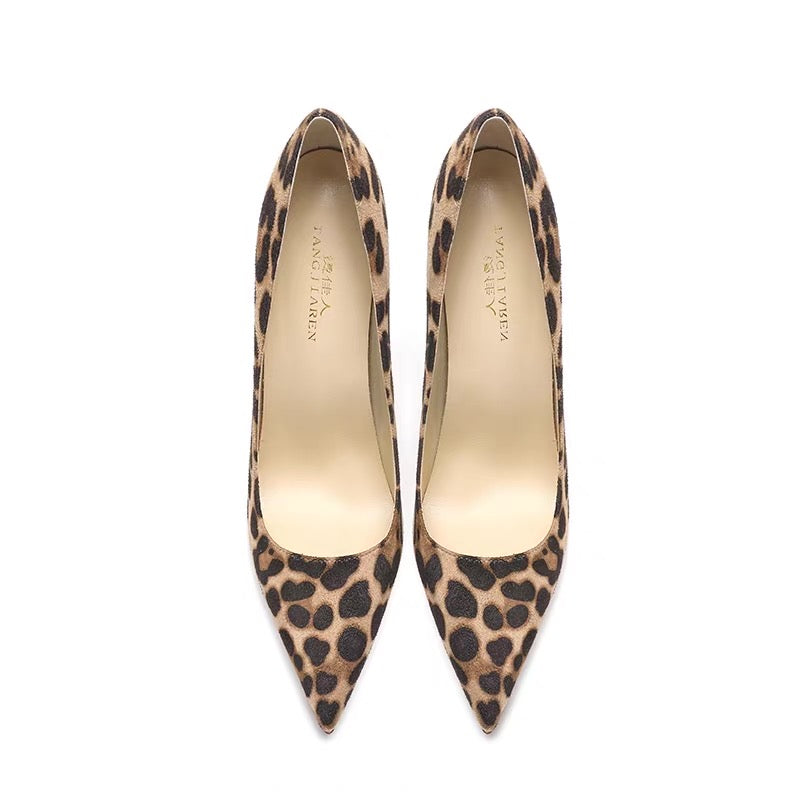 Fierce Leopard Print Stiletto Pumps