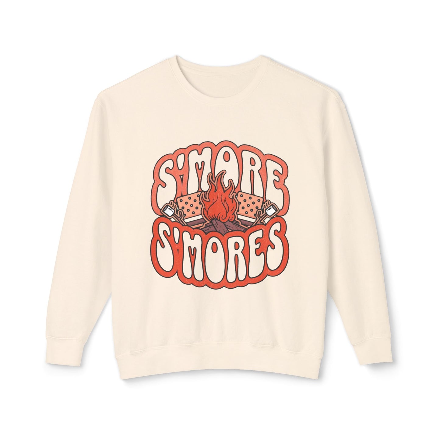 Retro Campfire Women's Sweatshirt – Fun, Cozy, and Vintage Graphic Pullover